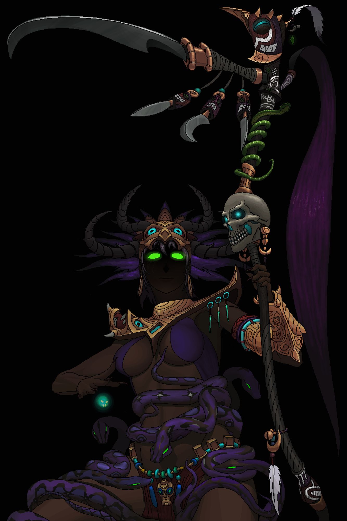 Terraria witch doctor art фото 3